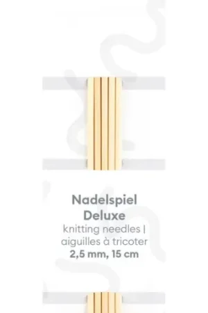 Haute Qualité Jeu d'aiguilles double-pointes Gründl « Deluxe »
