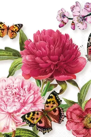 Serviette « Lovely Peonien » Réduction