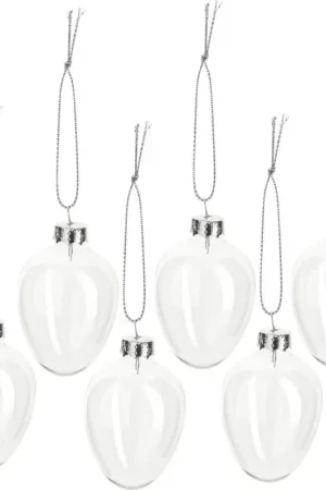 Œufs en verre VBS, 6 pc. Pas Cher