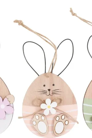 Décorations à suspendre lapins VBS « Tilde », set de 3 Produit De Marque
