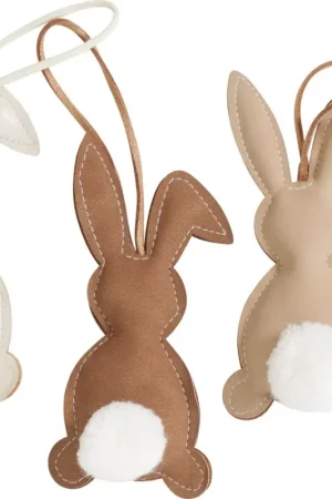 Lapin en tissu VBS, set de 3 Bon Marché