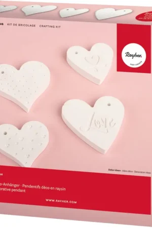 Set de moule en silicone décorations à suspendre « Love », 4 motifs Bon Plan