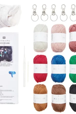 Haute Qualité Kit crochet porte-clés Ricorumi « Animals »