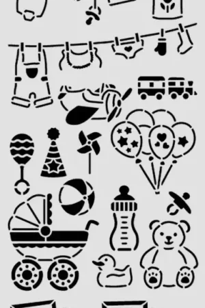 Nouvelle Collection Pochoir « Baby - Elements »