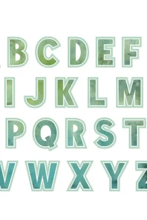 Offre Exclusive Gabarit d’estampe Sizzix Thinlits « Alphabet by 49 and Market »