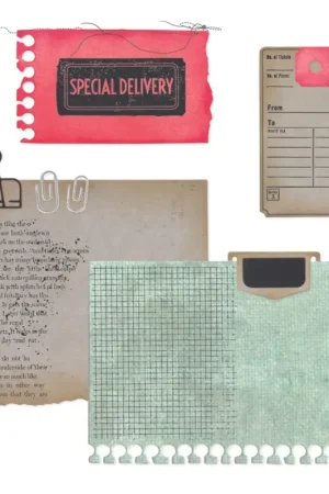 Gabarit d'estampe et Clear Stamps Sizzix Framelits « Creative Combos by 49 & Market » Populaire