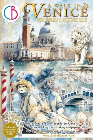 Junk Journal & Ephemera Book « Venice Dream » Offre Spéciale