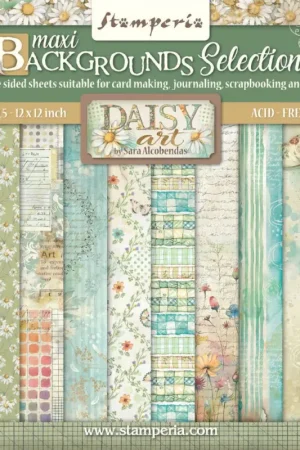 Prix Cassé Bloc de papier scrapbooking « Daisy Art Backgrounds »