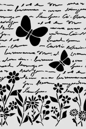 Achetez Aujourd'hui Pochoir « Daisy Art - Letter and Butterfly »