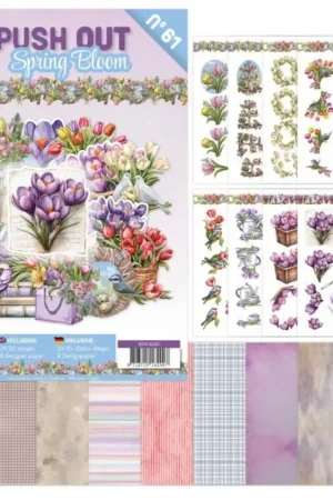 Livret de motifs 3D pré-estampés « Spring Bloom » Marque