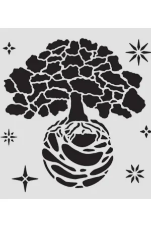 Pochoir « A New Beginning - World Tree » Commander Maintenant