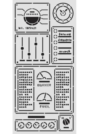 Pochoir « A New Beginning - Control Panel » Prix Cassé