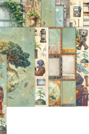 Junk Journal Book « A New Beginning » Expédié Aujourd'hui