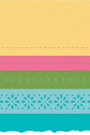 Gabarit d'estampe Sizzix Thinlits « Page Edges » Réduction