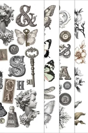 Commande En Gros Art Stickers « Typographic »