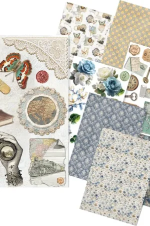 Vente Directe Assortiment de soies de paille à motifs « Eastern Journey », set de 8 pièces