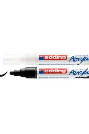 Marqueurs acryliques « edding 5100 Acrylic - Noir/Blanc », Moyen, set de 2 Marque