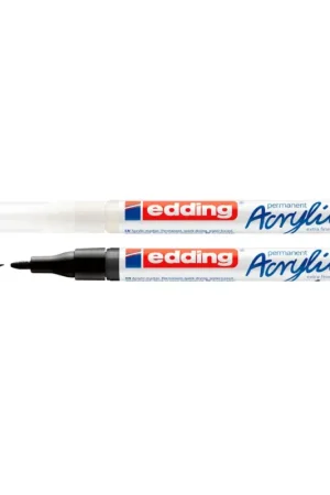 Commande En Gros Marqueurs acryliques « edding 5300 Acrylic - Noir/Blanc », Extra fin, set de 2