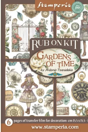 Assortiment de Rub On « Gardens of Time » Bon Plan