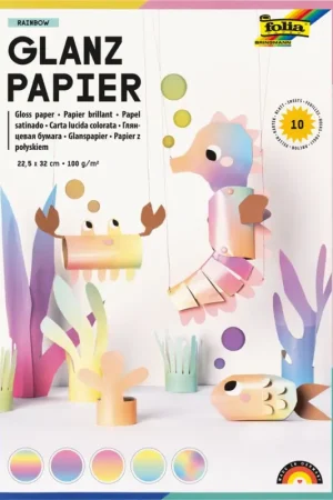 Satisfait Ou Remboursé Papier gommé brillant « Rainbow »