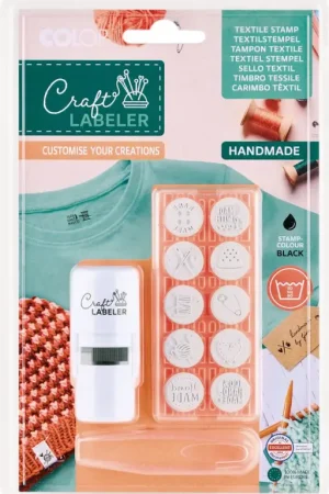 Achetez Aujourd'hui COLOP Craft Labeler tampon textile « Handmade »
