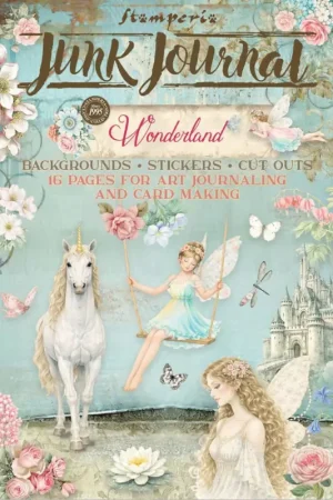 Junk Journal Book « Wonderland » Prix Bas