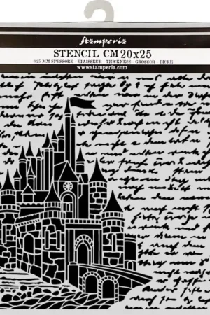 Pochoir « Wonderland - Castle », 20 x 25 cm Prix Choc