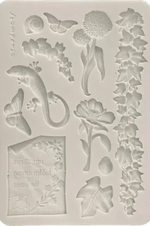 Moule en silicone A5 « All Around - Flowers and Leaves » Jusqu'à Épuisement Des Stocks