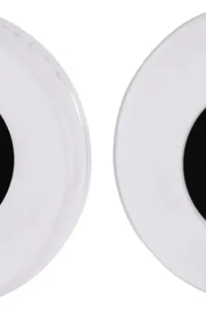 Yeux mobiles autocollants « XL », Ø 75 mm Quantité Limitée
