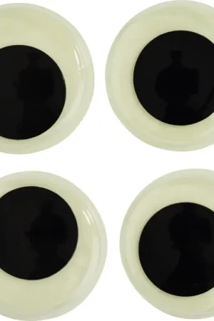 Yeux mobiles autocollants « Phosphorescents », Ø 35 mm, 4 pièces Acheter Direct