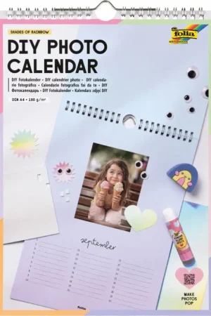 Prix Bas DIY Calendrier photo « Shades of Rainbow »