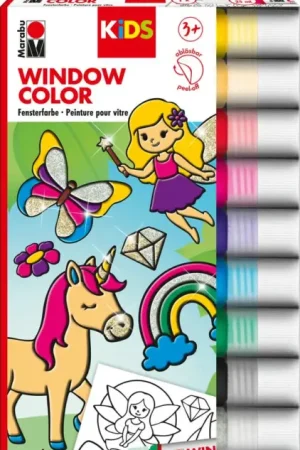 Window Color KiDs « Fée pailletée », 10 x 25 ml Vente Flash