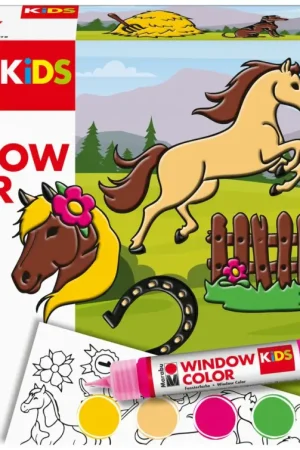 Populaire Window Color KiDs « Ferme aux poneys », 6 x 25 ml
