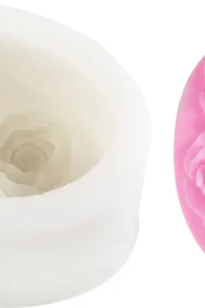 Moule à savon en silicone VBS « Two Roses » Offre Spéciale
