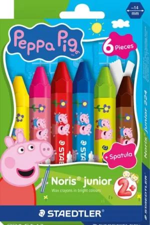Vente Flash Craies de cire Noris junior « Peppa Pig »