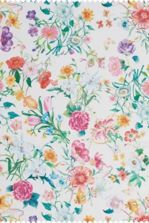 Tissu coton au mètre « Blooms » Retour Gratuit