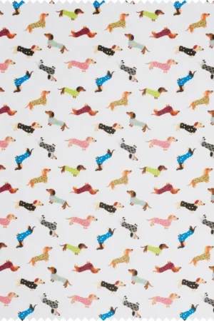 Soldes Tissu coton au mètre « Teckel »