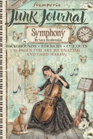 Junk Journal Book Stamperia « Symphony » Livraison Express