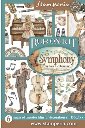Super Prix Assortiment de Rub On Stamperia « Symphony »