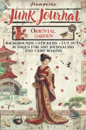 Junk Journal Book Stamperia « Oriental Garden » Solde