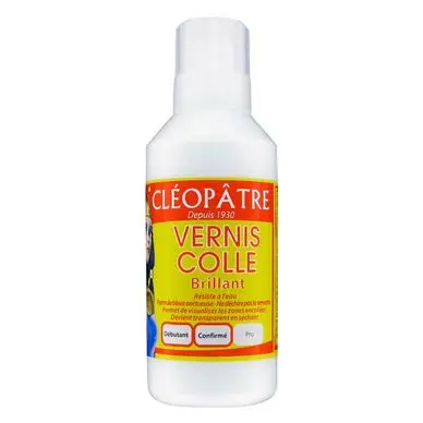 Vernis colle brillant 100g - Cléopatre Achat Immédiat