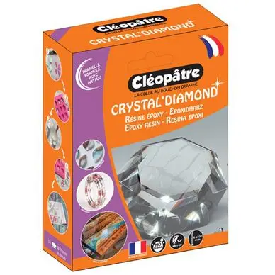 Expédition Rapide Résine transparente Crystal'Diamond 150 ml - Cléopatre