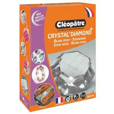 Dernière Chance Résine transparente Crystal'Diamond 360 ml - Cléopatre