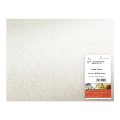 Papier aquarelle Le Rouge 325 g/m² - grain fin - 50 x 65 cm - Hahnemühle Réduction