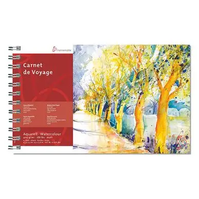 Carnet de voyage aquarelle 15,3 x 25 cm 400 g/m² - Hahnemühle Promotion Saisonnière