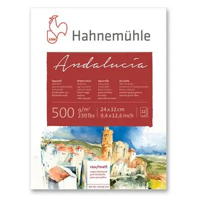 Produit De Marque Bloc aquarelle Andalucia 24x32cm - Hahnemühle