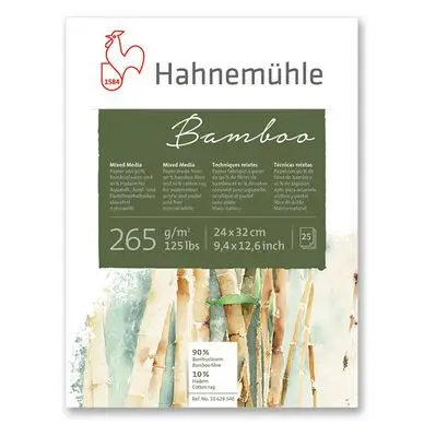 Bloc de papier bamboo multitechniques 265 g/m² - Hahnemühle Offre Exclusive