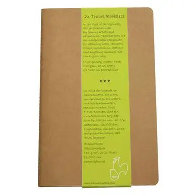 Carnet de voyage 140 g/m² 13,5 x 21 cm 2 pcs - Hahnemühle Expédition Rapide