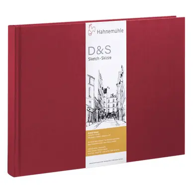 Livre à croquis format paysage couverture rouge 140g/m² - Hahnemühle Satisfait Ou Remboursé
