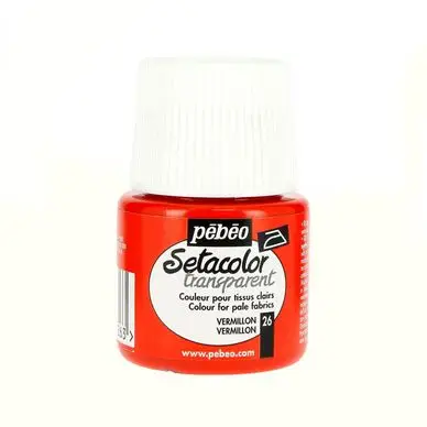 Peinture textile transparent 45ml - Pébéo Jusqu'à Épuisement Des Stocks